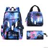 Football Printed Student Backpack Multifunctional Usb Interface Large Capacity Leisure Travel Backpack