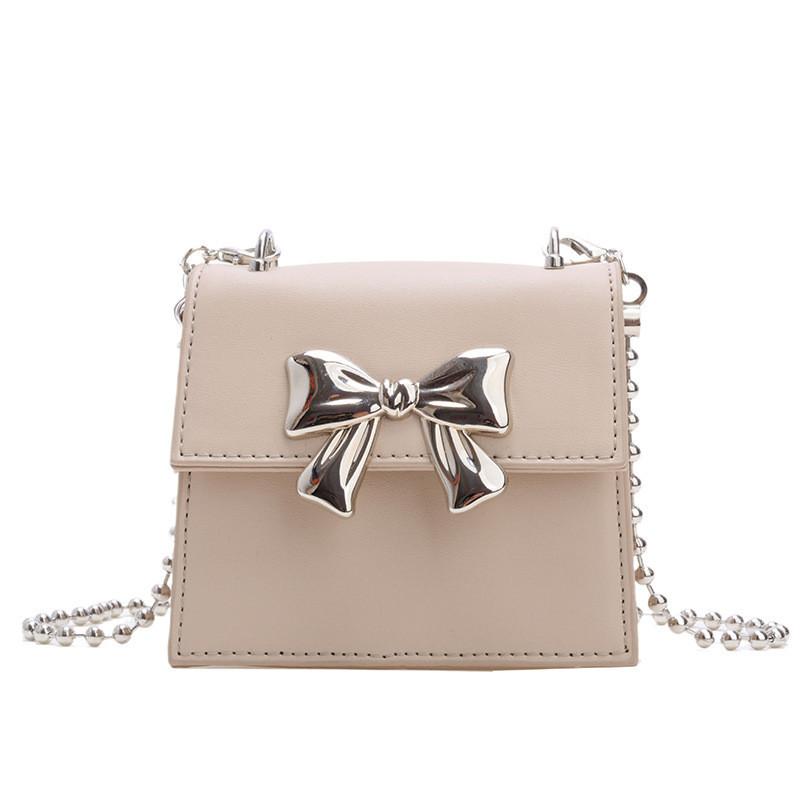Adorable Mini Bowknot Crossbody Bag For Kids Trendy Chain Design In Multiple Colors