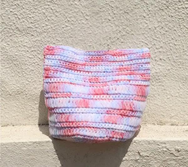 Sawada Knitting Kit Basket Kit Berry Soda "NAILY A-001"