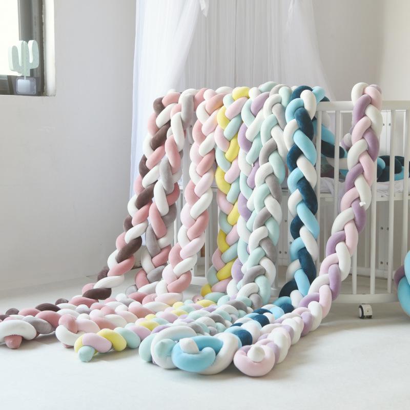 Fascia Anti-Collisione per Culla da Bambino INS: Treccia a Tre Fili Morbida Imbottitura per Quilting Fai da Te