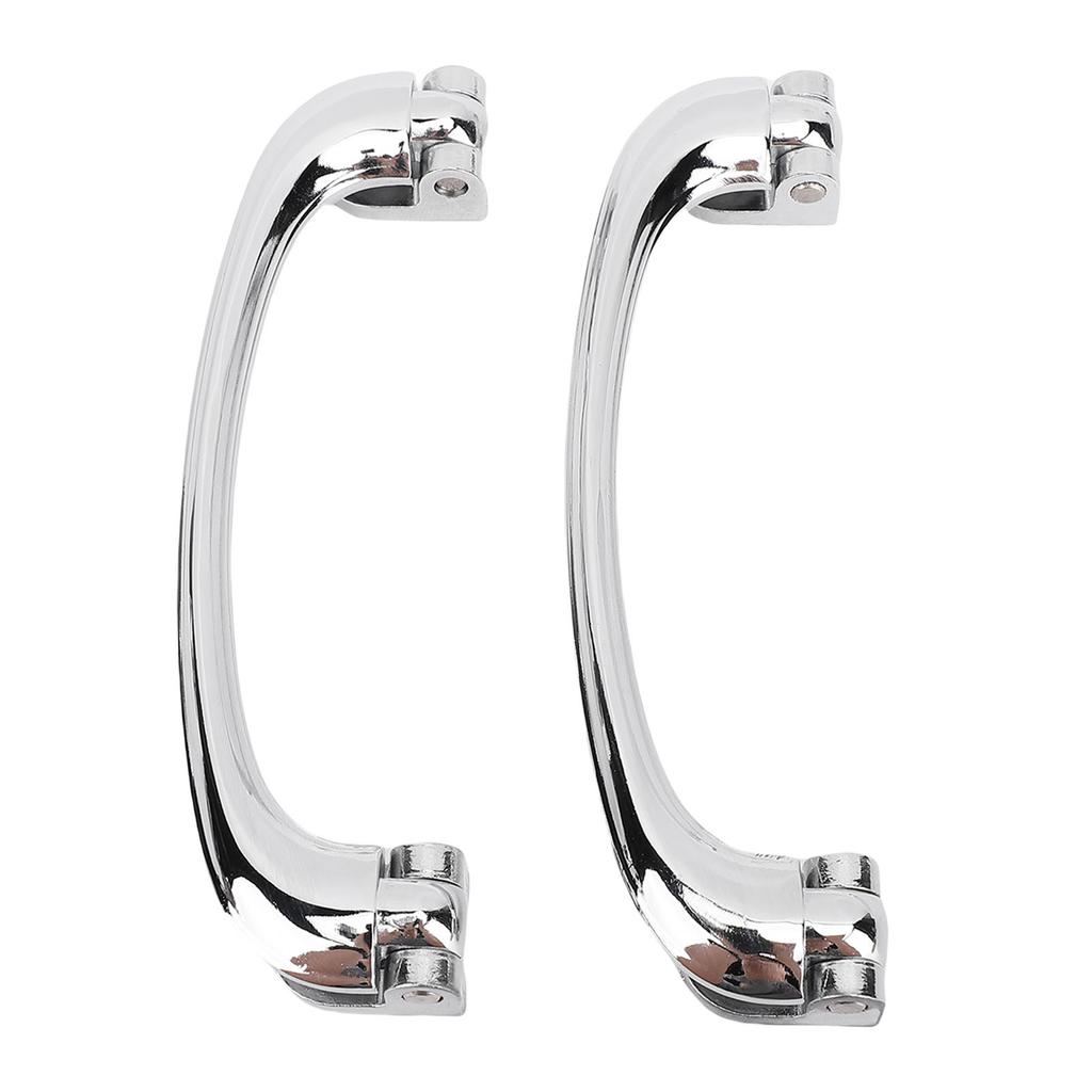 1 Pair Chrome Interior Door Pull Handle Universal LWH106 Wearproof Inside Door Handle Replacement for Classic Cars Tudor