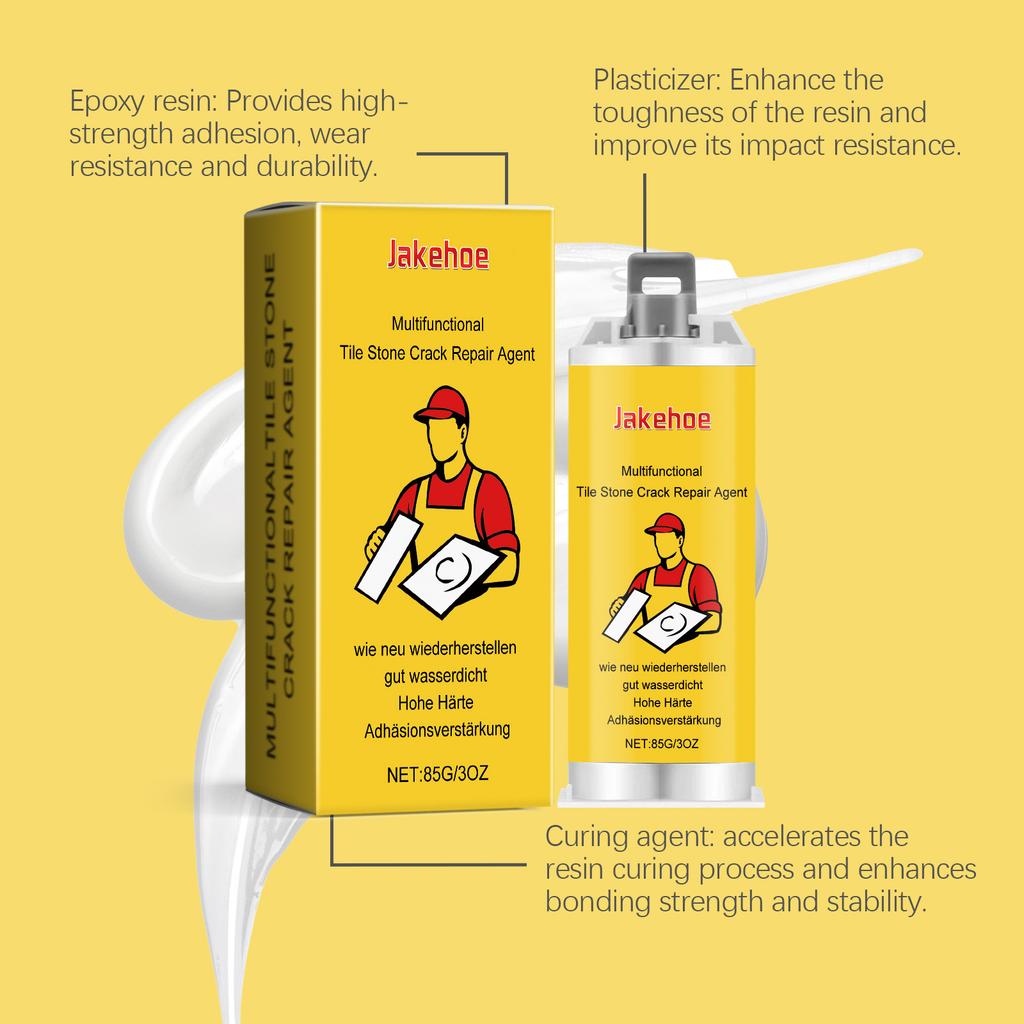 Multifunktionales Fliesen Stein Riss Reparatur Set Glasur Splitter Risse Haftkleber Tubenpaste Fix Universell Keramik Reparatur Super Waschbecken Set