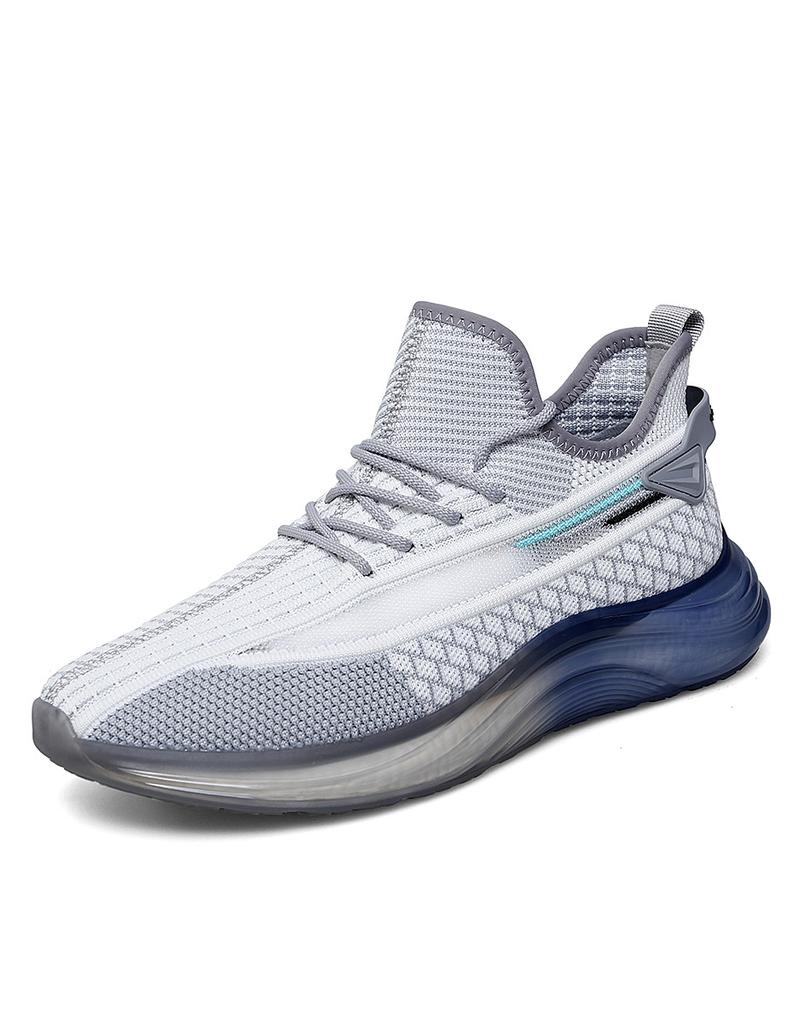 Men'S Shoes Breathable Running Sneakers Men Lightweight Mesh Upper Shock Absorption Sporty Men Lightweight Casual Hollow