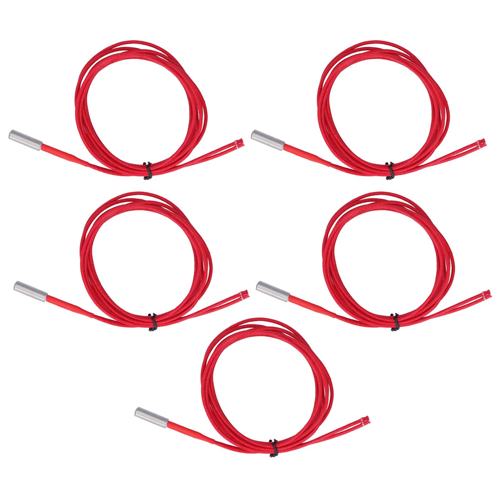 

5 шт. Картриджный нагреватель 12 В 40 Вт из нержавеющей стали с медной нагревательной трубкой для 3D-принтера 6x20 мм