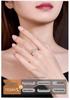 S925 Silver Classic 4CT Emerald Cut Moissanite Ring for Women
