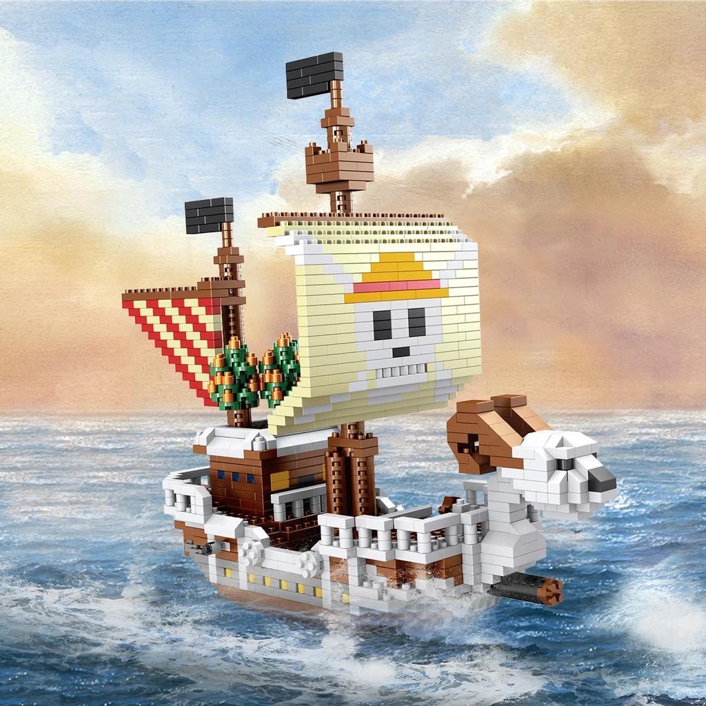 DIY Navigation Ship Building Blocks Toy, Pirate Ship Decoration Educational Toy ,Gifts For Boys And Girls