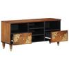TV Stand Honey Brown 100 x 33 x 46 cm Solid Mango Wood
