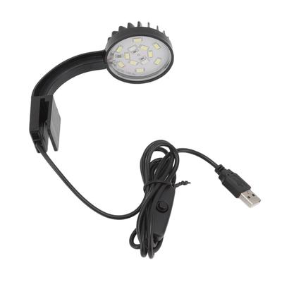 Luce LED per Acquario Multifunzione Alta Luminosità Risparmio Energetico Spettro Completo Lampada LED a Clip per Acquario