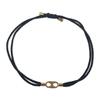 CELINE  Bracelet Black/gold Metal Women