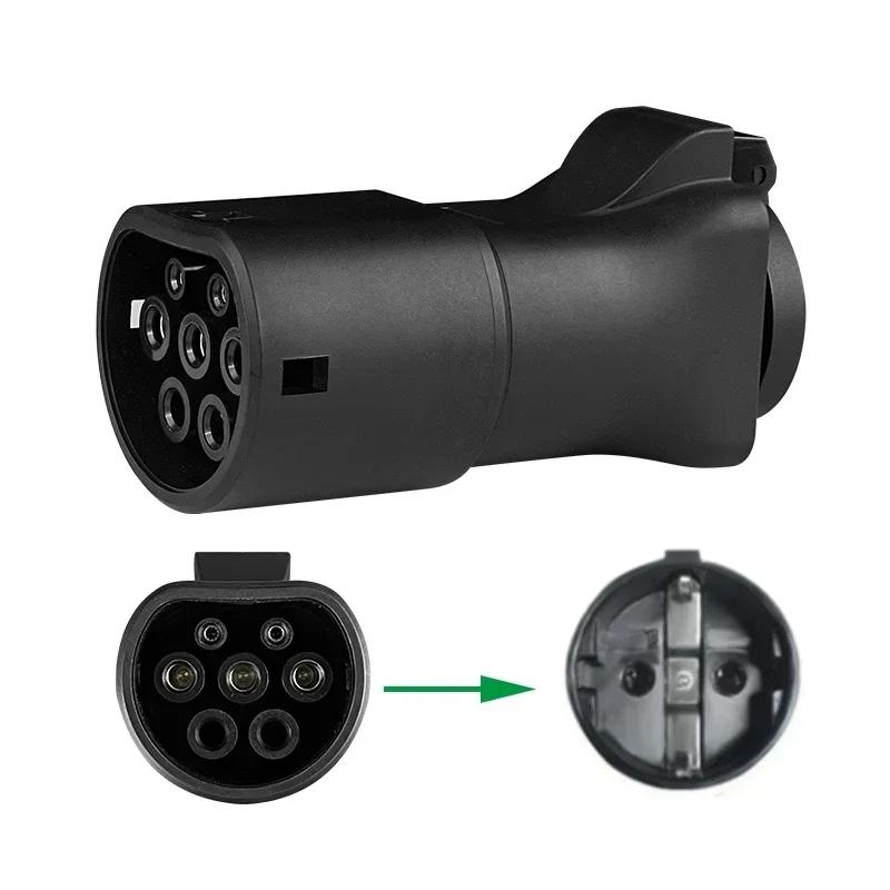 Type2 ICE62196 Xpeng G9 P7 G3i V2L Adapter Vehicle to Load Discharger Fit Xpeng 16A 3.5KW V2L for G9 P7 G3i EV Discharger Xpeng Schuko Plug