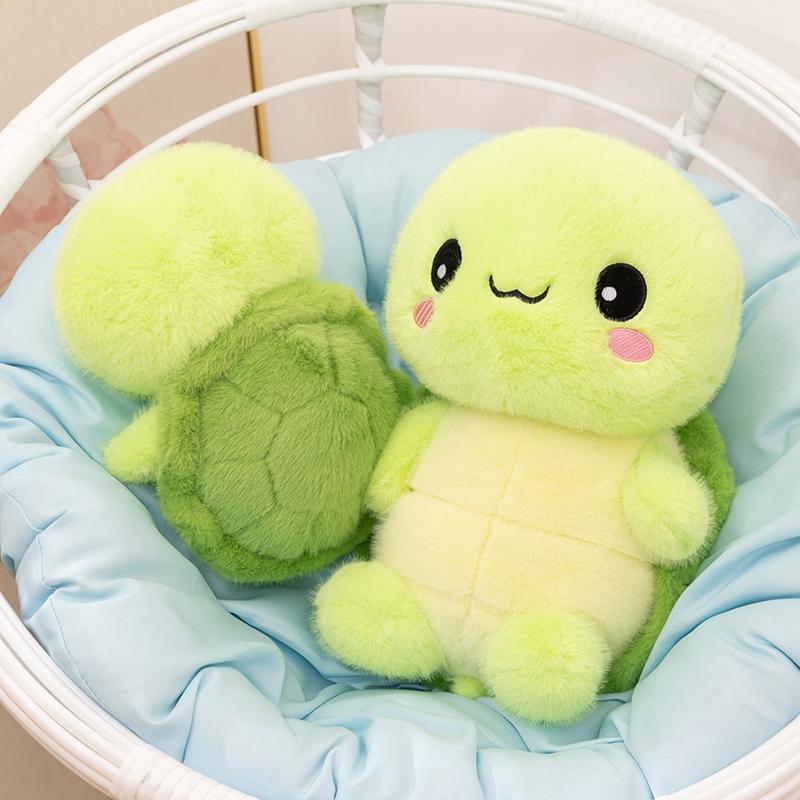30cm Niedriges Schildkröten Plüschkissen Weiches Stofftier Puppe Greifautomaten-Gewinn Geburtstagsgeschenk für Kinder