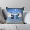 Fronha Céu Vento Nuvens E Chá Poliéster Linho Veludo Criativo Zíper Decorativo Capa de Almofada para Sala