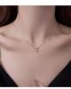 Banyan Tree S925 Silver Mobius Pendant Necklace - Light Luxury, Niche Ins Cold Style Clavicle Chain