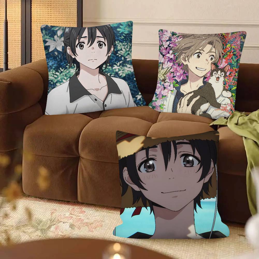 1Pc Anime The S-Stranger By The Beach Pillow Case Fashion Square Pillowcase Bedroom Sofa Room Ins Decoration Leisure