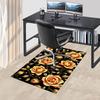 1PC Golden Roses Anti-slip Carpet, Suitable for Office, Bedroomand Playrooms. It Can Also Be Used As a Sofa Footrest cover-R62