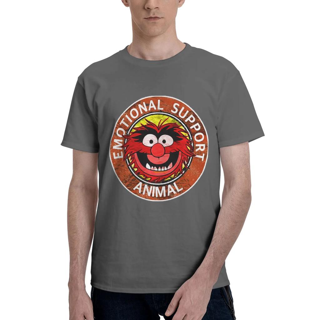 Vintage Muppets Animal 100 Cotton TShirt Mens Fashion T Shirts Men Round Neck Short Sleeve S6XL