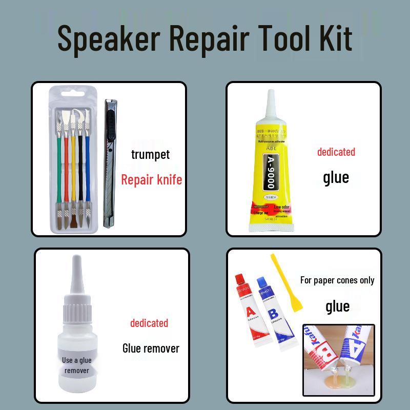 Audio Speaker Rubber Edge Repair Rings: 3/4/5/6.5/8/10/12 Inch Replacement