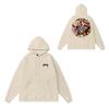 Mens Oversized Hooded Sweatshirt With Letter Print Heavyweight Cotton Winter Streetwear Style