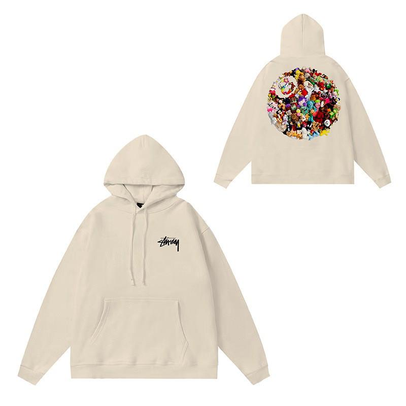 Mens Oversized Hooded Sweatshirt With Letter Print Heavyweight Cotton Winter Streetwear Style