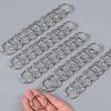 50Pcs Assorted Sizes Loose Leaf Binder Rings O Ring Keychain Rings Daily Organizing