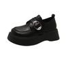 Thick-soled British Style Jk Uniform Small Leather Shoes Women's 2025 New Spring and Autumn Versatile Loafers Popular Big Head Single Shoes