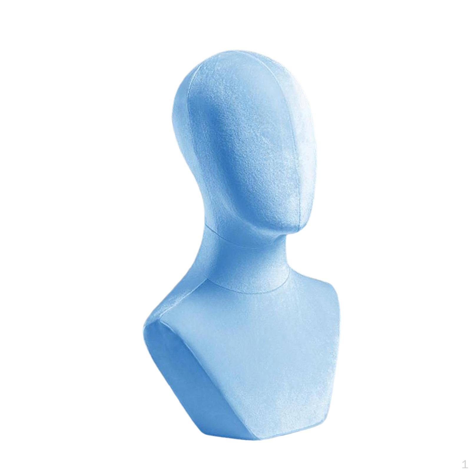 

Манекен голова манекена модель Wücken держатель Hut дисплей стенд для ювелирных изделий гарнитура синий