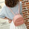 Mini Backpack Women PU Leather Shoulder Bag For Teenage Girls Kids Small Bagpack