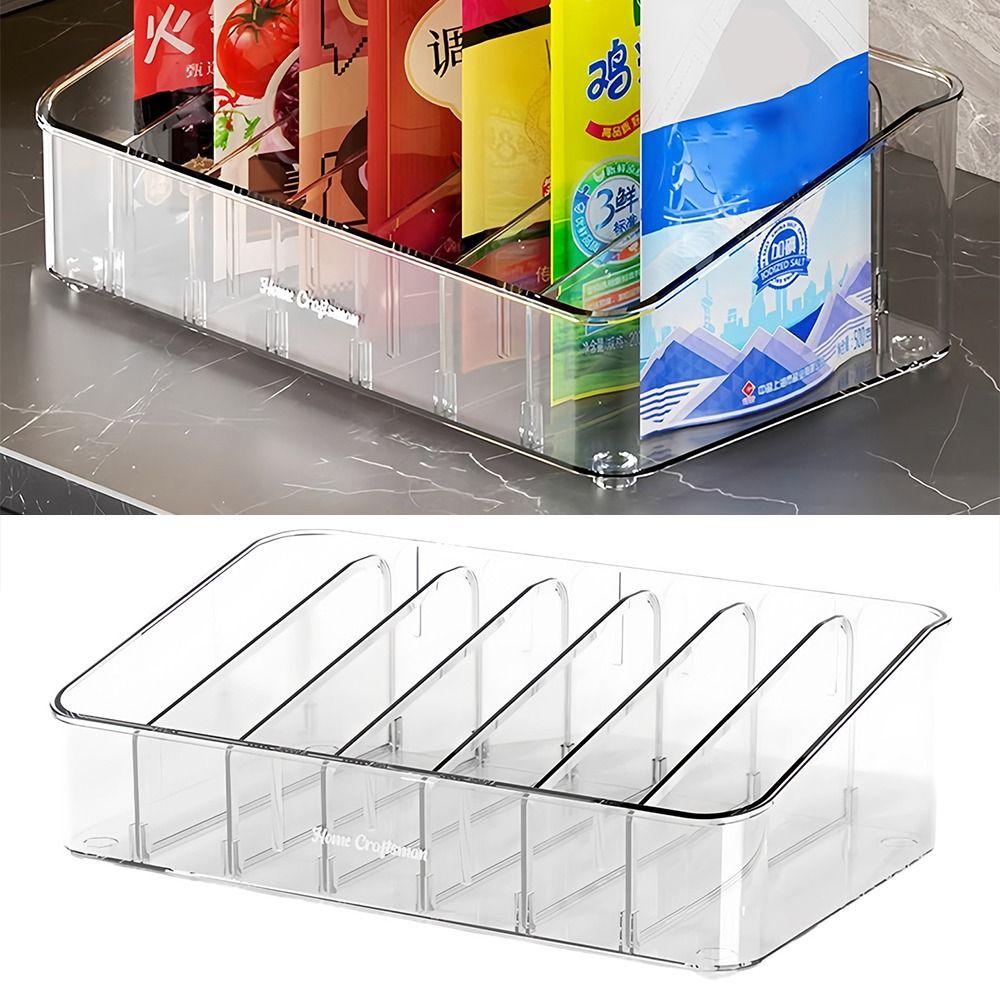 Plastic Compartment Holder Transparent Makeup Holder New Storage Rack Desk Organizer