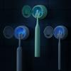 Self-adhesive UV Light Toothbrush Cleaner Removable Hanging Toothbrush Sanitizer Rack  Home