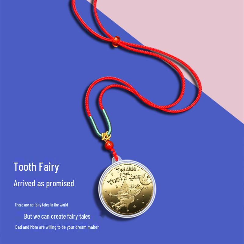Tooth Fairy Keepsake: Gold Coin Storage Box for Children's Lost Teeth