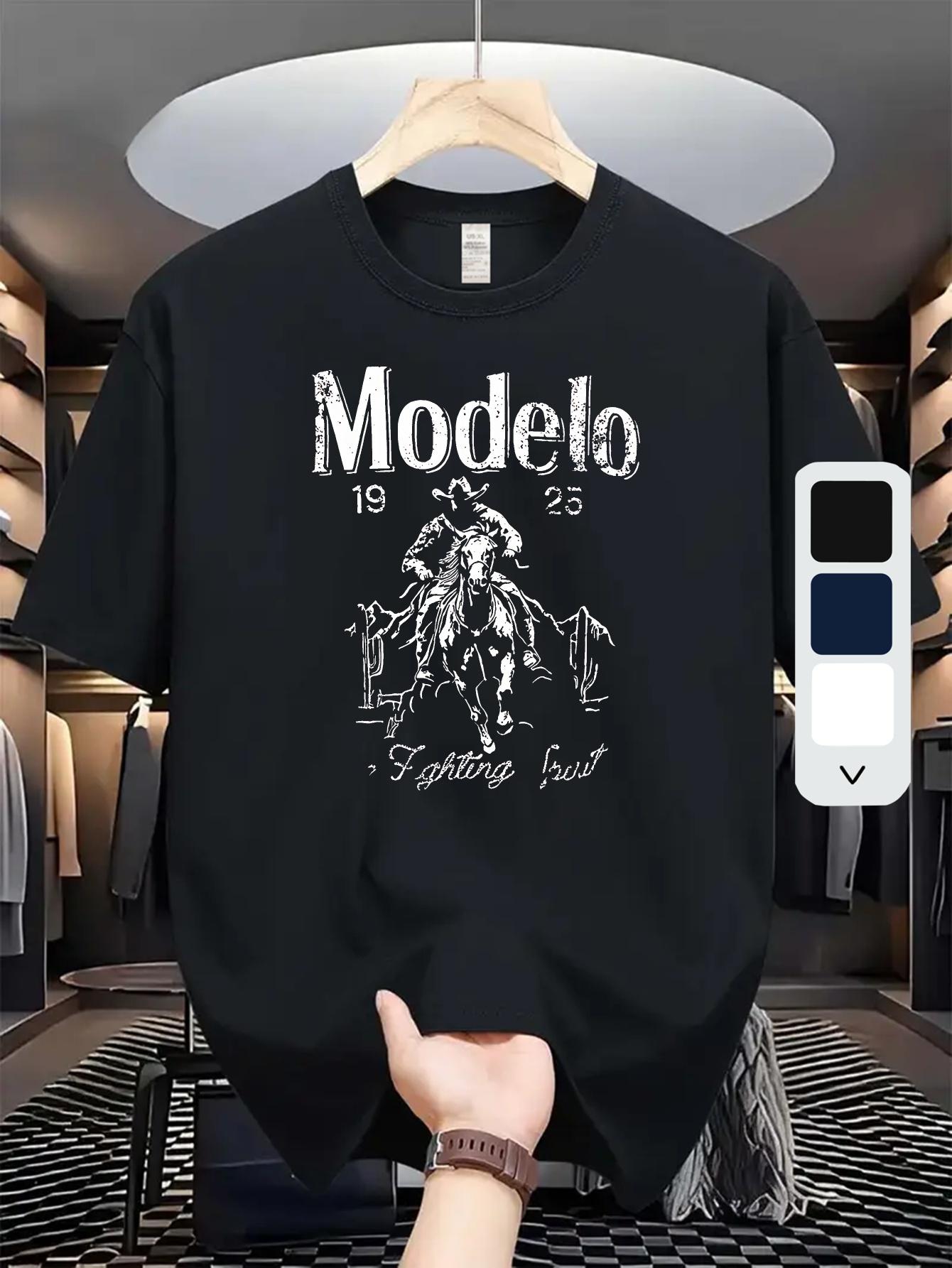Cotton Blend T-shirt -  Modelo  Graphic Print XXXL