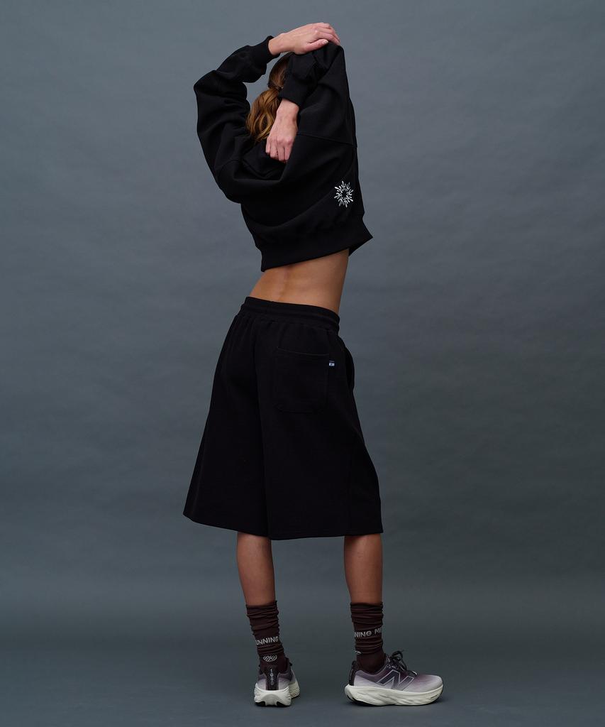 Minasu Waffle Sweat Training Bermuda Pants_Black