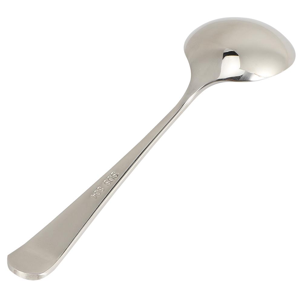 5Pcs Stainless Steel Soup Spoons Children Spoon Tablespoon Cutlery Household Kitchen Supplies Stainless Steel Color