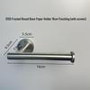 Stainless Steel No-Drill Wall-Mounted Towel and Toilet Paper Holder