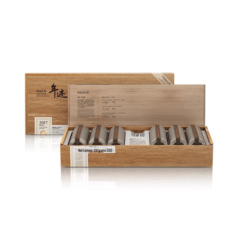 Little Can Tea 2018 Fuding Shoumei Compressed White Tea, 510g Gift Box