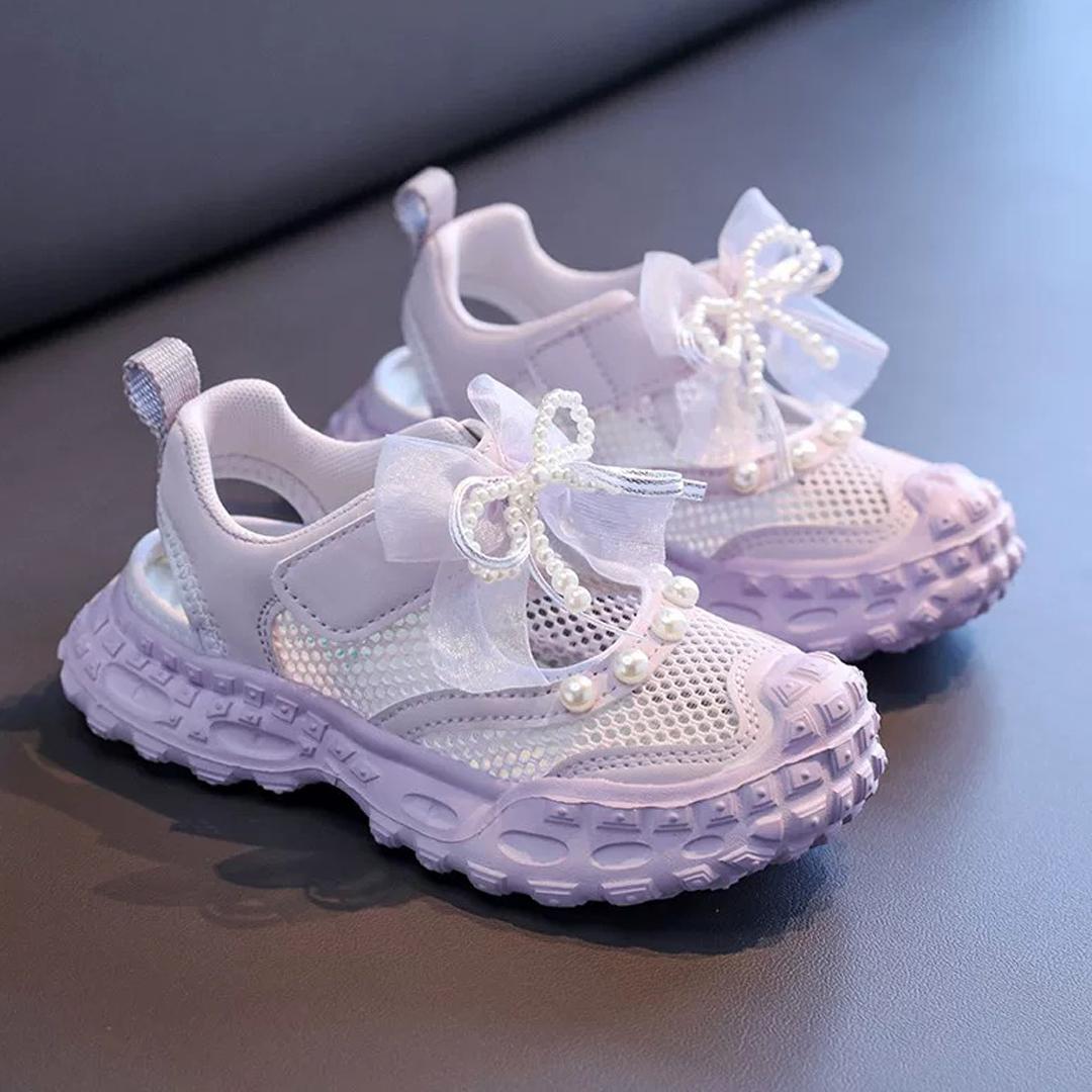 

Summer Sneakers for Children Beach Shoes Waterproof Sandals Girls Shoes Breathable Soft Soles 37 фіолетовий