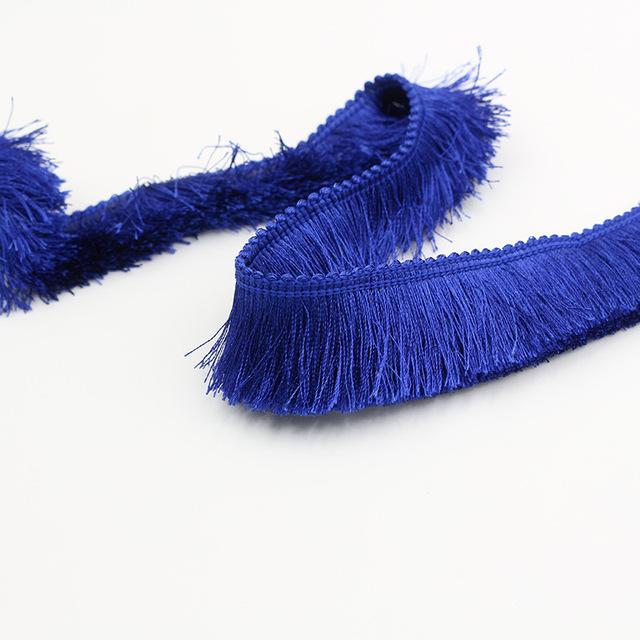 3 yards/lot Billiga Tjocka tofskanter 2,8 cm bred polyestergardin/kuddkant Örhänge/väska Dekorativ spetsfranssömnad