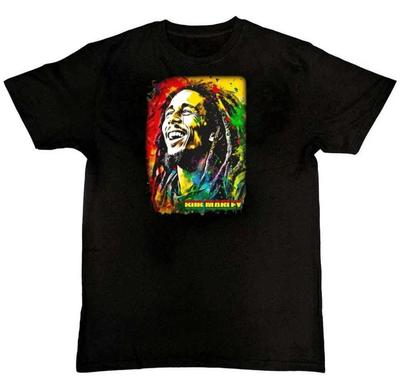 Herren- und Damen-T-Shirts Bob Marley Reggae Band Herren Grafikdruck Unisex T-Shirt S M L XL 2 3 4 XL