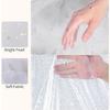 Sophproton 6 Pieces Pearl Tulle Tablecloth White Table Cloth Pearl Sheer Tulle Table Cover Wedding Veil for Wedding Arch Dessert Table Decorations