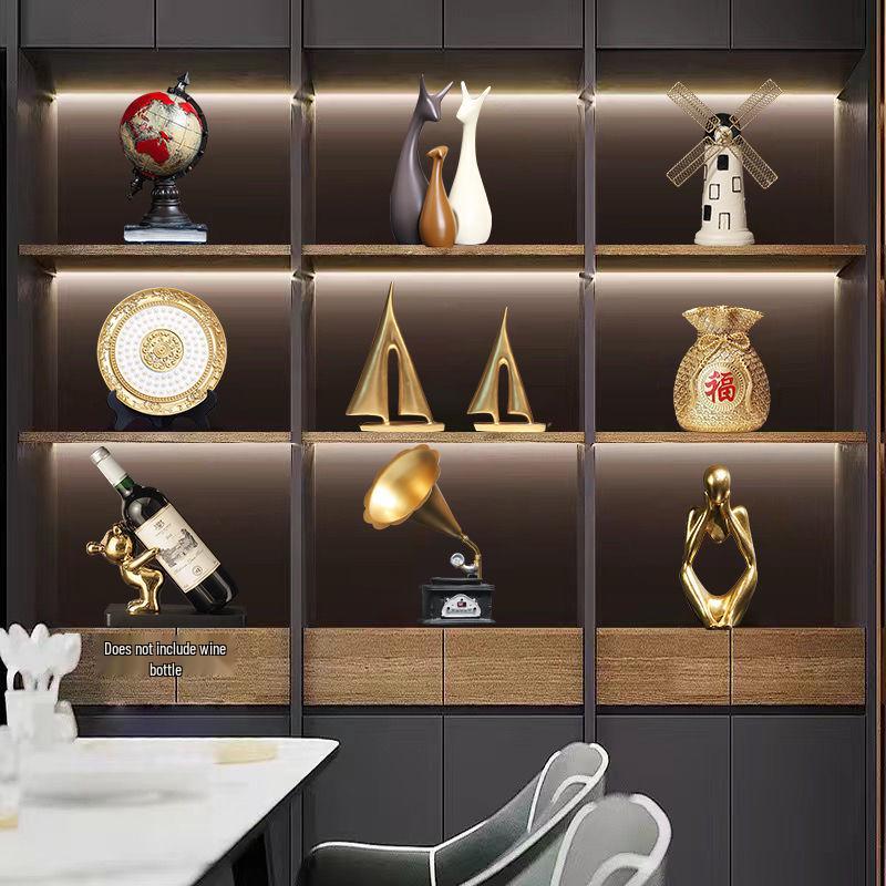 2025 High-End Living Room Decor: Wine & TV Cabinet Art Pieces