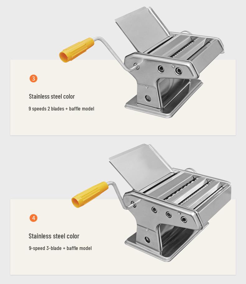 Multifunctional Kitchen Pasta & Dumpling Maker with Two Knives