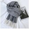 Autumn and Winter New Solid Color Scarf Imitation Cashmere Scarf Women Warm Thickened Shawl Scarf Women