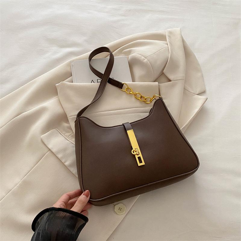 Premium bag women's new trendy and versatile autumn retro armpit bag niche design light luxury women's bag