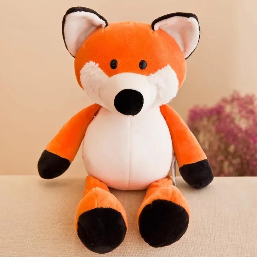 25CM Kawaii Animais da Selva Pelúcia Animais da Floresta Pelúcia Cachorro Zebra Elefante Leão Raposa Girafa Brinquedos Infantis Boneca Presente de Aniversário