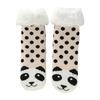 Christmas Floor Socks Thick Warm Non Slip Slipper Socks Cute Animal Fuzzy Socks with Gripper Fluffy Cuffs Gift for Christmas