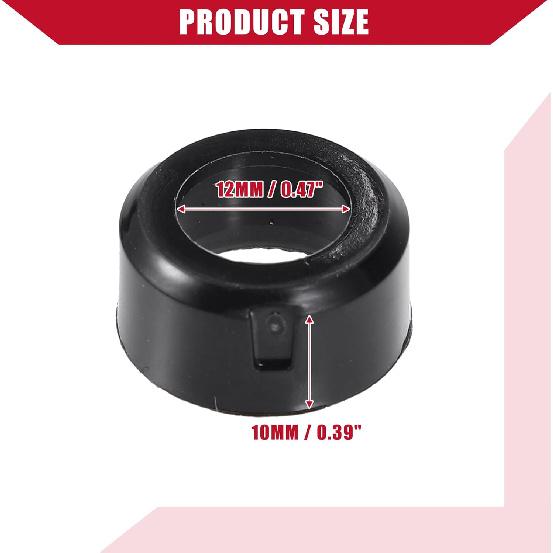 F77Z9G512AA / Fuel Injector Seal Adaptor/for Ford Explorer 1997-2010 / Durable/Metal / 6 Pcs/Black