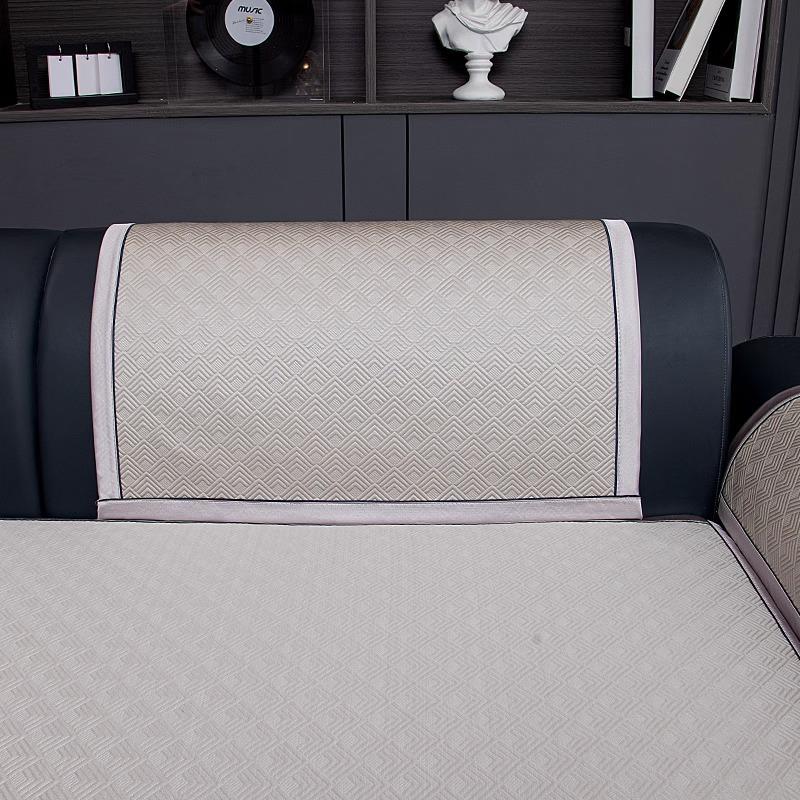 New Ice Silk Sofa Cushion Summer Non-Slip Mat Seat Cushion Simple Modern Cool Sofa Cover Cloth Towel