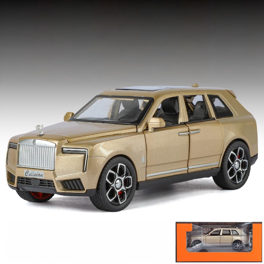1:32 Rolls Royce Cullinan Luxury SUV Alloy High Simulation Car Model Diecast Display Present Sound And Light Pull Back Birthday