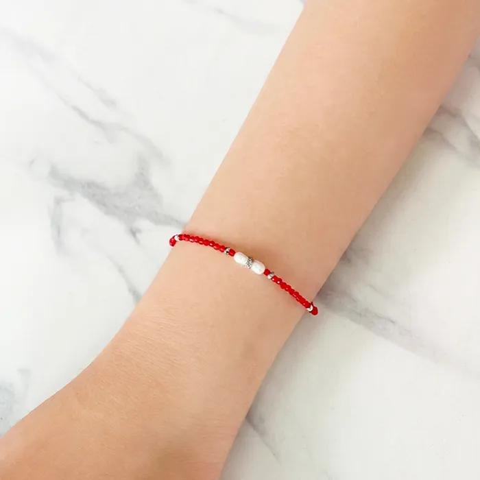 PEARL IN RED bracelet