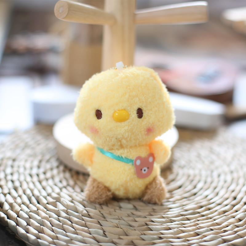 

Chicken Pendant Yellow Plush Toy Cartoon Penguin Bag Ornament Pp Keychain Cotton Chick